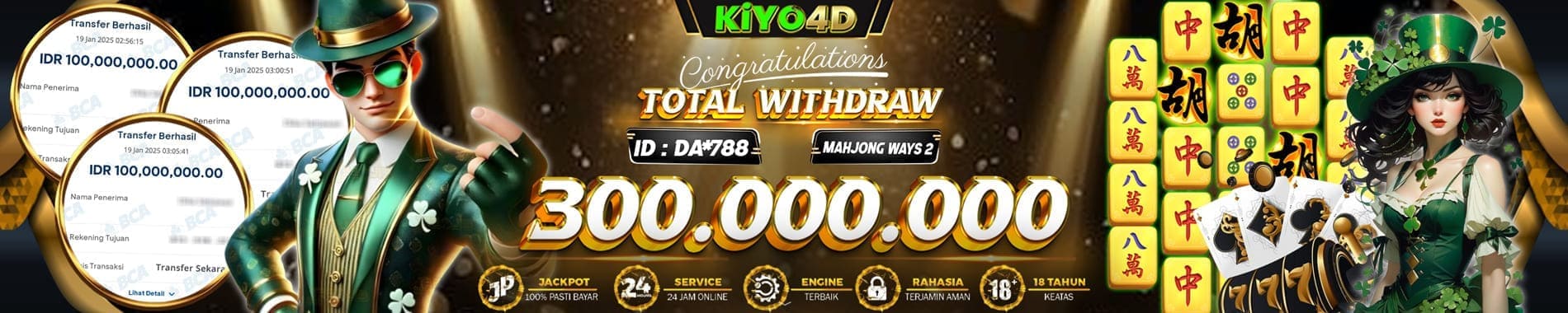 KIYO4D MENANG BERAPAPUN DI BAYAR LUNAS